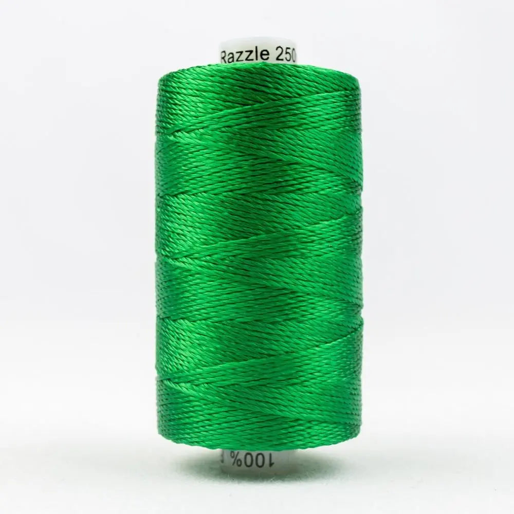 RZ2854 - Razzle™ 8wt Rayon Brilliant Green Thread WonderFil USA