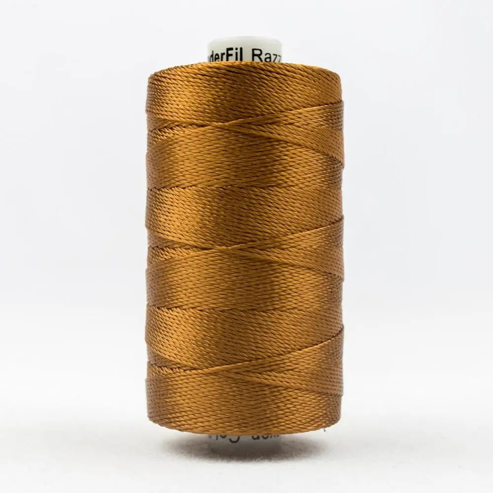 RZ330 - Razzle™ 8wt Rayon Acorn Brown Thread WonderFil USA