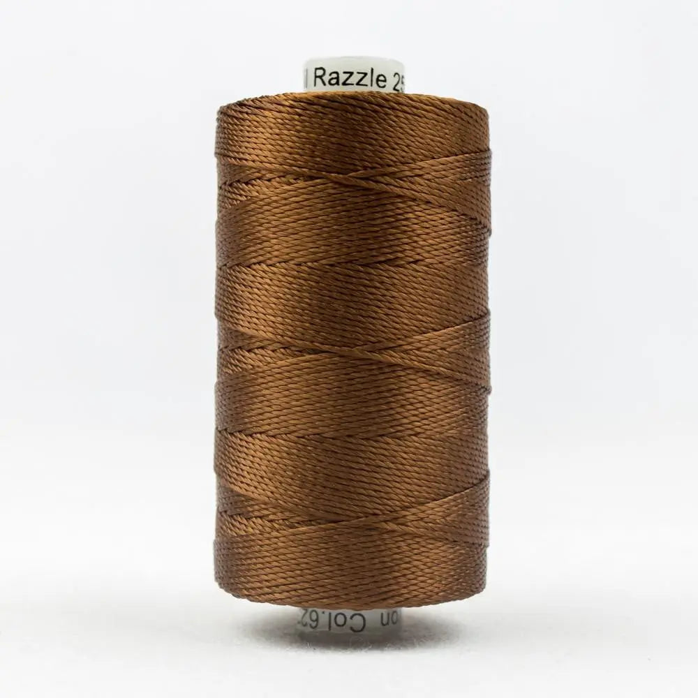 RZ6230 - Razzle™ 8wt Rayon Nutmeg Thread WonderFil USA