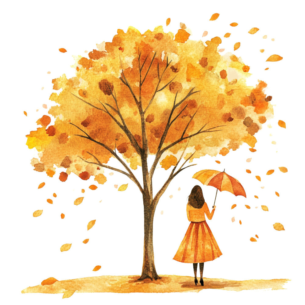 Rainy October Fabric Panel 12