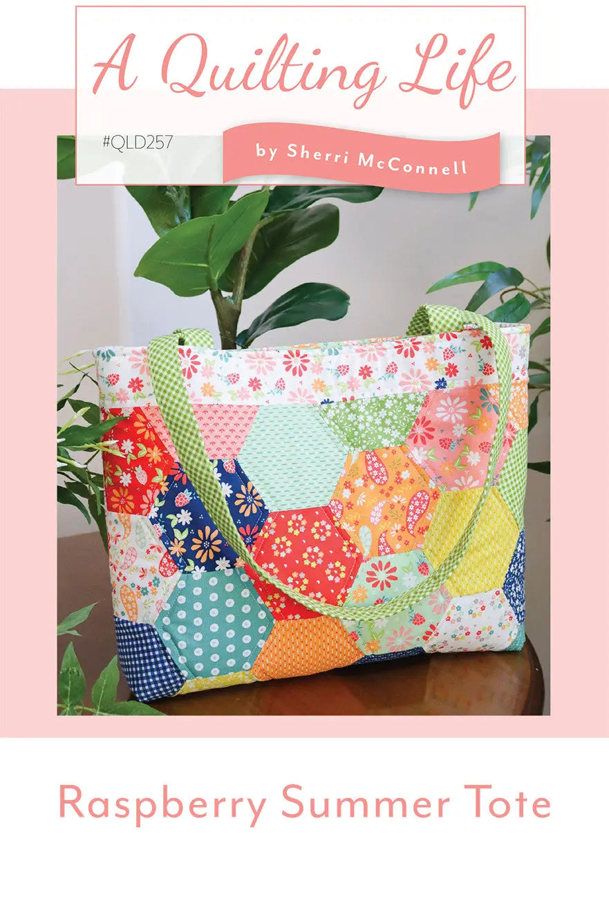 Raspberry Summer Tote - Linda's Electric Quilters
