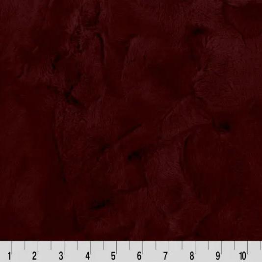 Red Black Cherry Luxe Cuddle Mirage 80" Fabric per yard - Linda's Electric Quilters