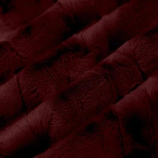 Red Black Cherry Luxe Cuddle Mirage 80" Fabric per yard - Linda's Electric Quilters