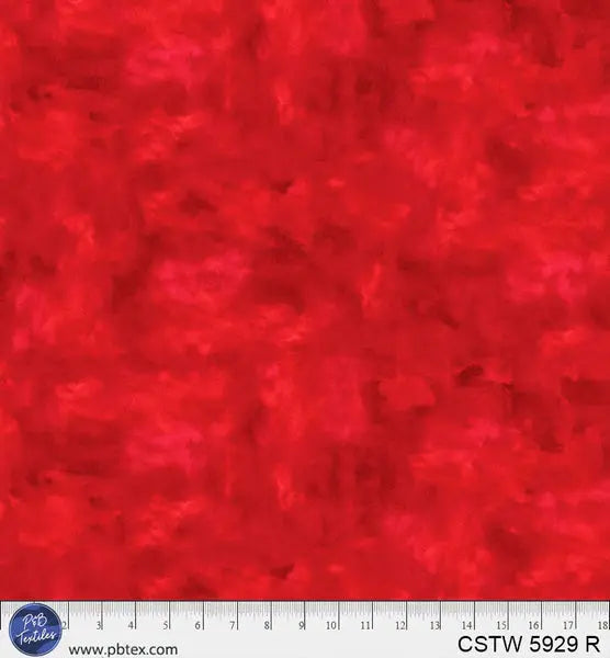 Red Color Stories Cotton Wideback Fabric per yard P&B Textiles