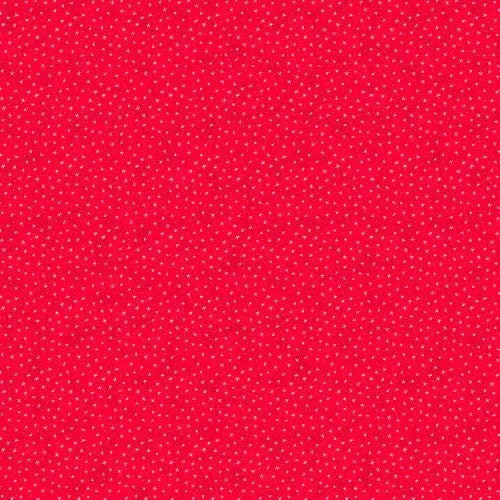 Red Starlet Cotton Wideback Fabric per yard - Linda's Electric Quilters