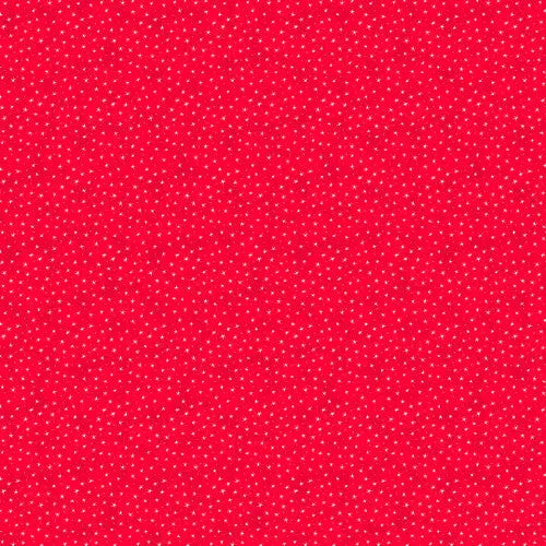 Red Starlet Cotton Wideback Fabric per yard - Linda's Electric Quilters