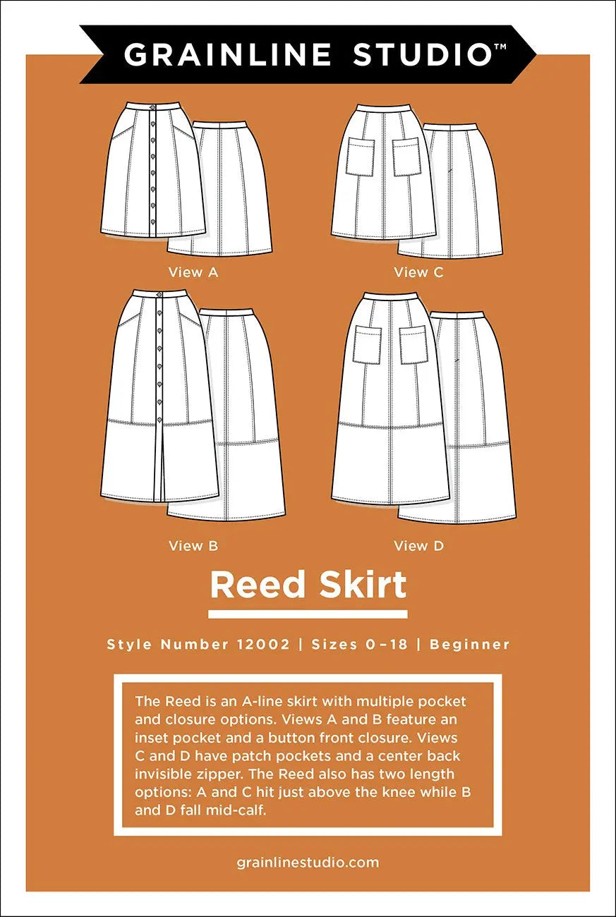 Reed Skirt Sizes 0-18 - Linda's Electric Quilters