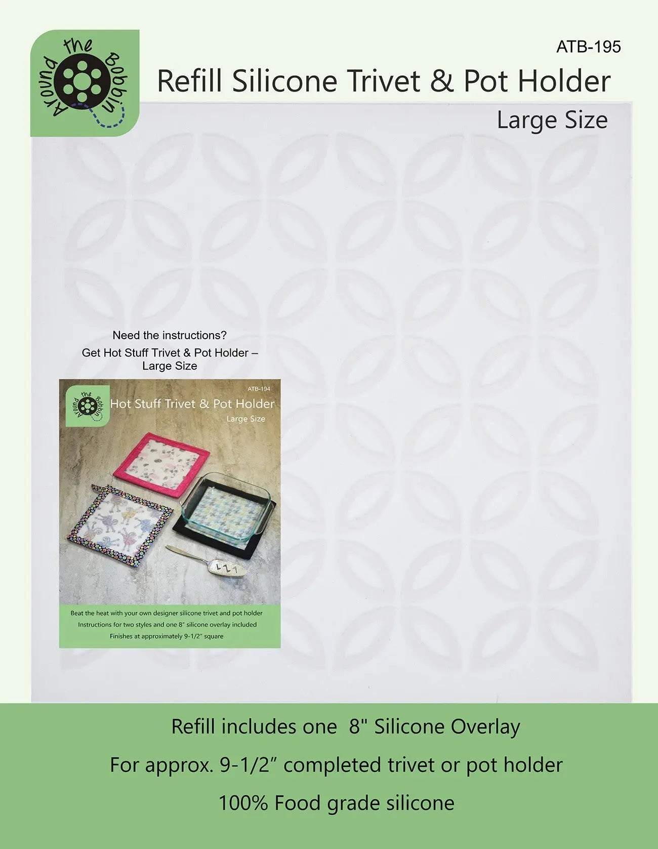 Refill Silicone Trivet and Pot Holder Large - Linda's Electric Quilters