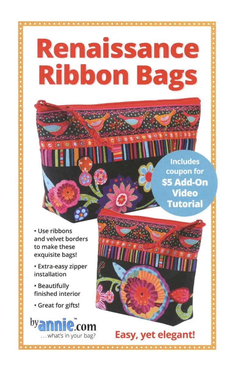 Renaissance Ribbons Bags - Linda's Electric Quilters