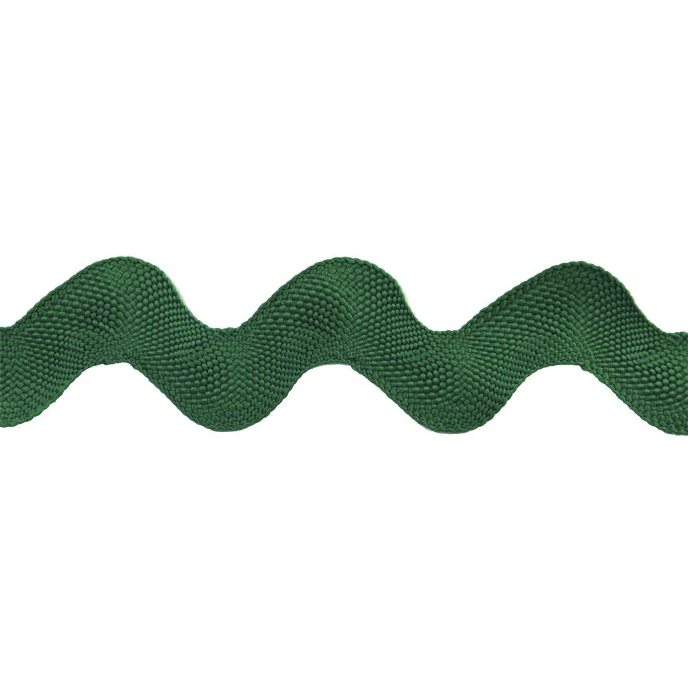 Rick Rack Collection - 1 1/4" Width (10 Yard Roll) - BRC-20MM-15 Emerald Green