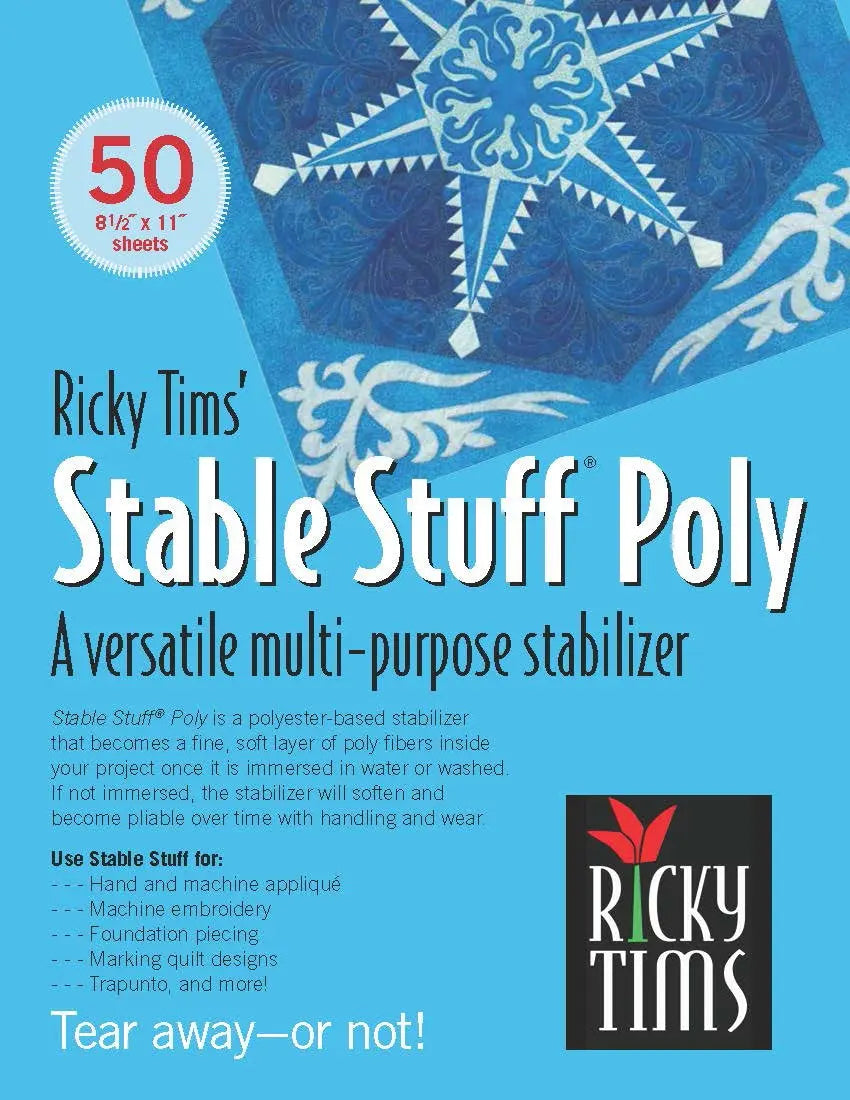 Ricky Tims Stable Stuff 8-1/2in x 11in 50pk - Linda's Electric Quilters