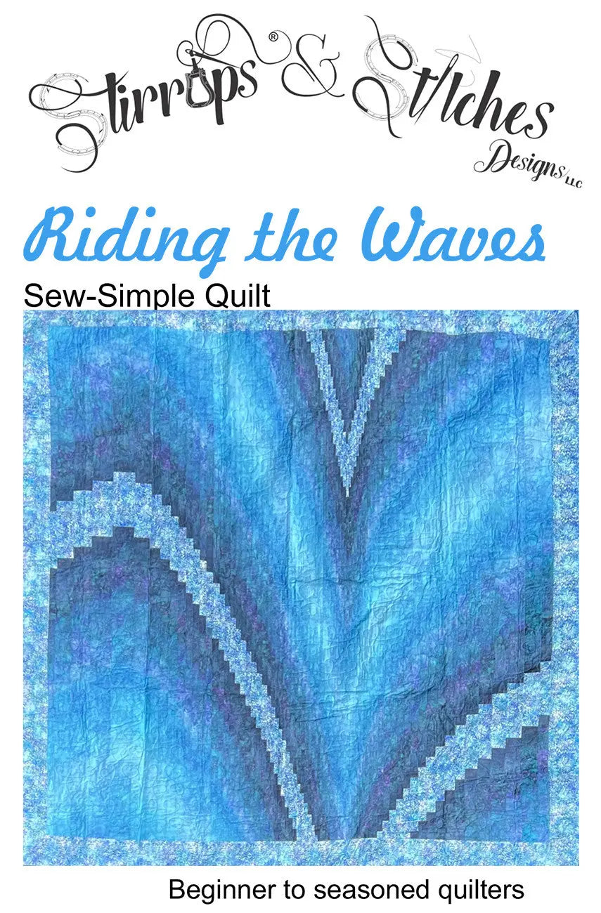 Ride the Waves Bargello Quilt Pattern - Linda's Electric Quilters