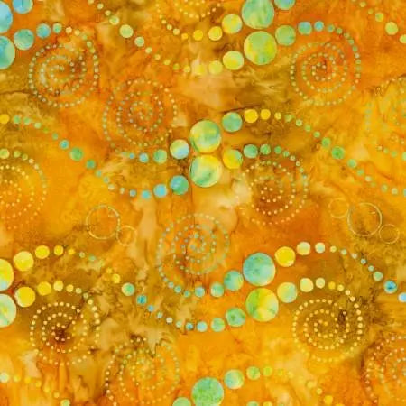 Riley Blake BTPT1093 - Expressions TJAPS - Orange Multi 45" Fabric Per Yard Fabric Fanatics