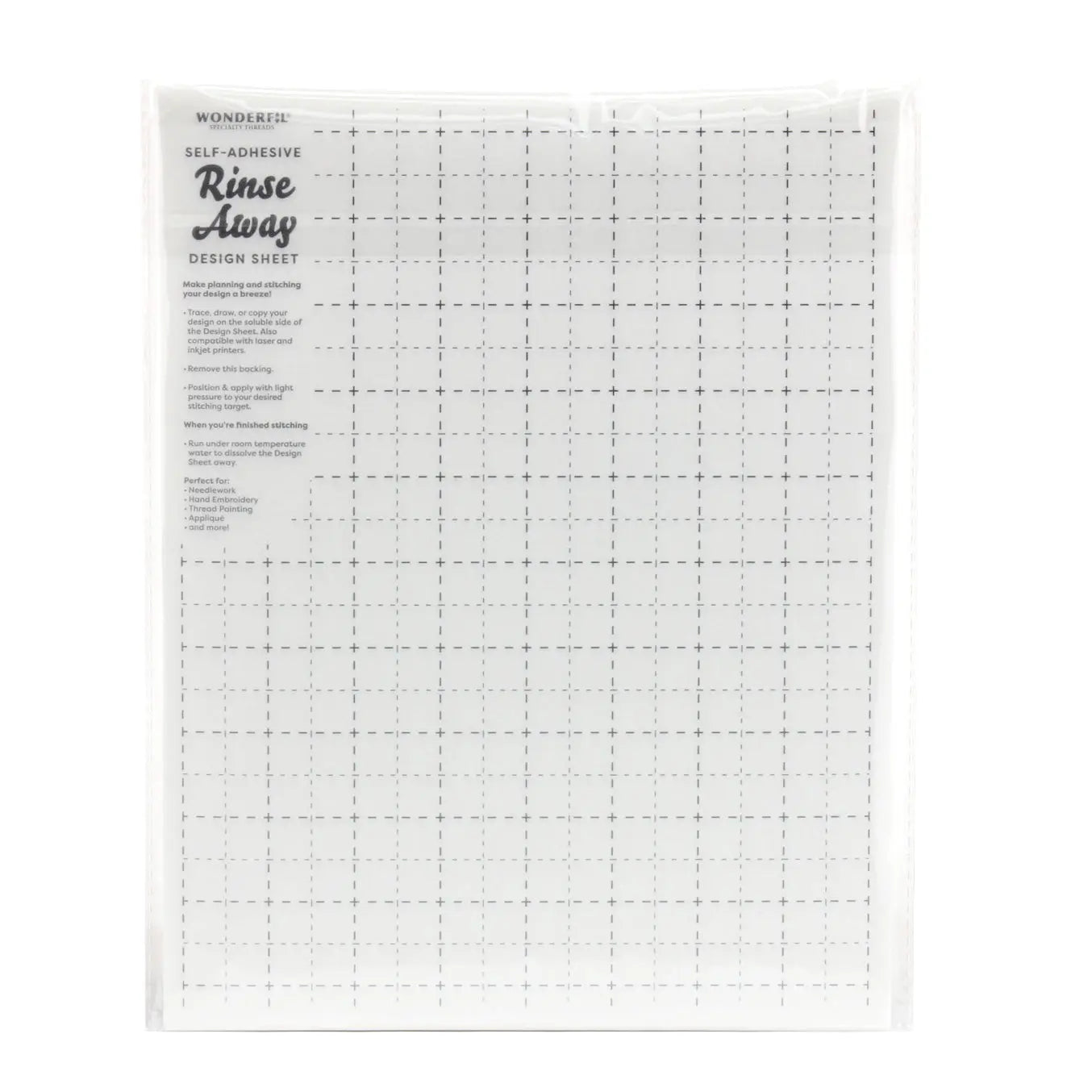 Rinse Away Design Sheet WonderFil USA