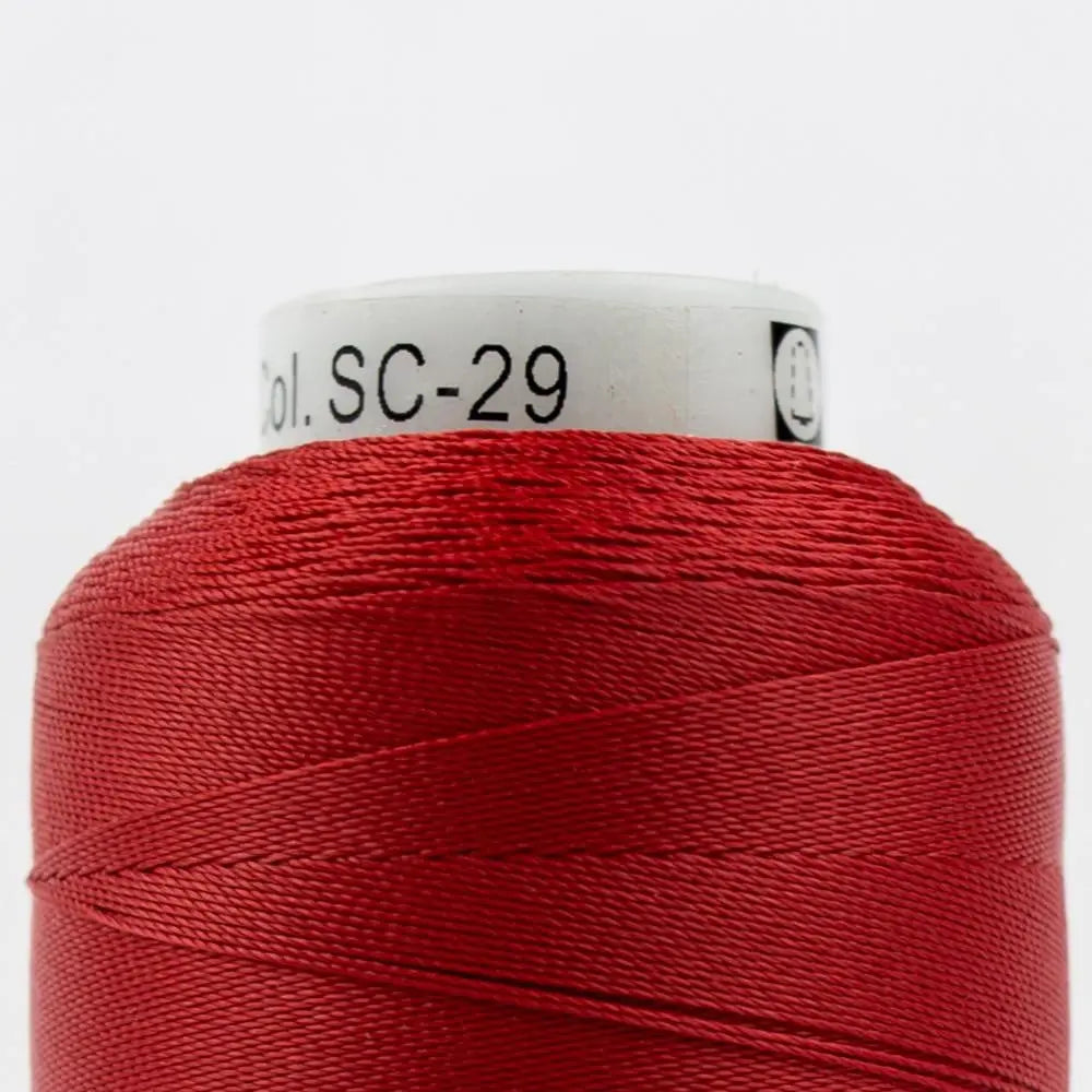 SC29 - Silco™ 35wt Cotton Holiday Red Thread WonderFil USA