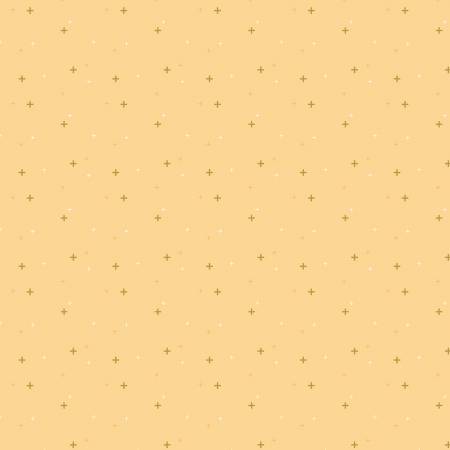 Riley Blake Sparkler metallic quilting cotton fabric in Beehive