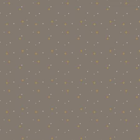 Riley Blake Sparkler metallic quilting cotton fabric in Pebble