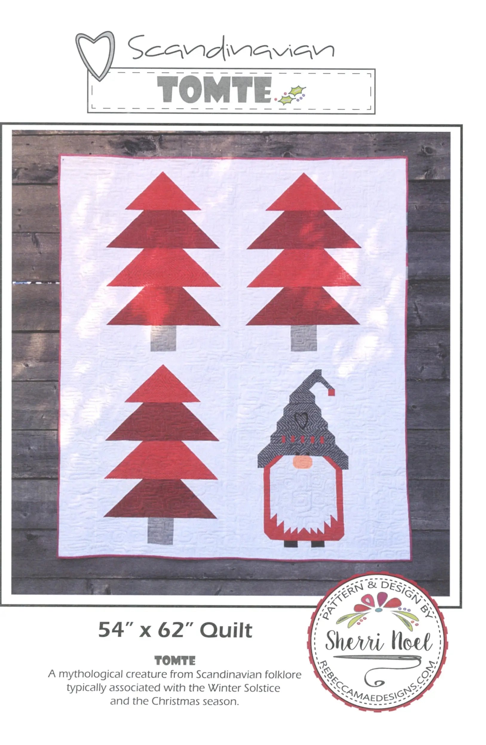 SCANDINAVIAN TOMTE - Linda's Electric Quilters