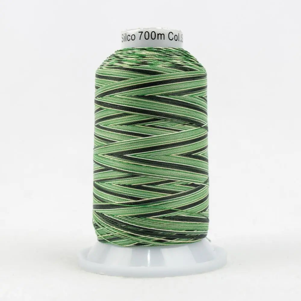 SCM08 - Silco™ 35wt Cotton Greens Tan Thread WonderFil USA