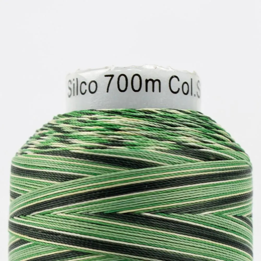 SCM08 - Silco™ 35wt Cotton Greens Tan Thread WonderFil USA