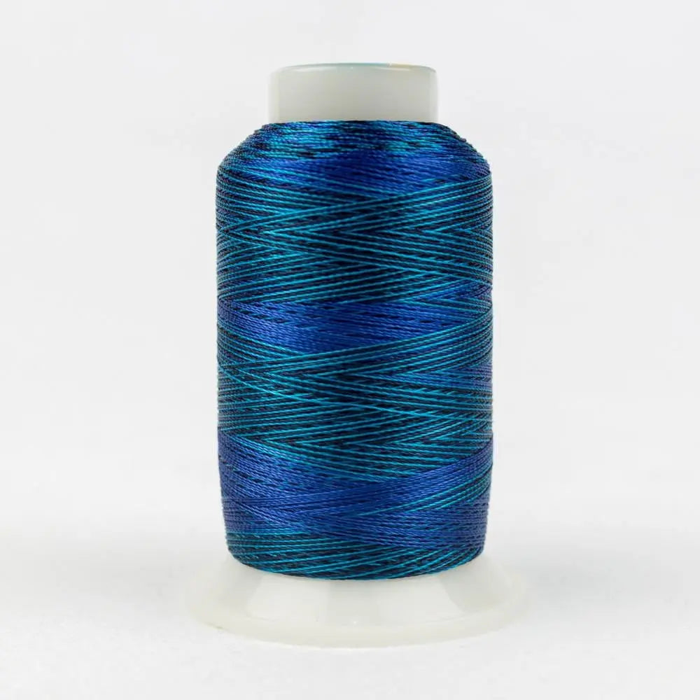 SD04 - Mirage™ 30wt Rayon Mediterranean Blues Thread WonderFil USA