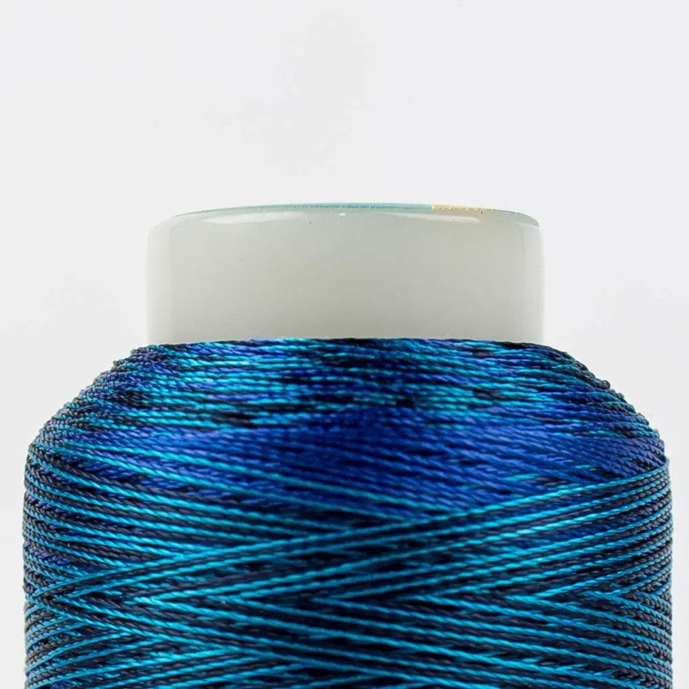 SD04 - Mirage™ 30wt Rayon Mediterranean Blues Thread WonderFil USA