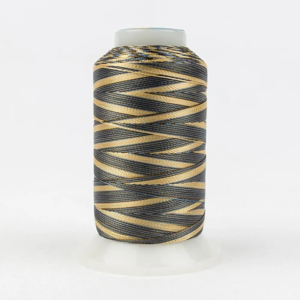 SD08 - Mirage™ 30wt Rayon Blue Brown Thread WonderFil USA