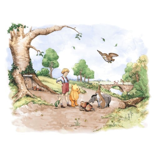 Classic Winnie Panel Cotton 43"/44" Fabric Per Yard