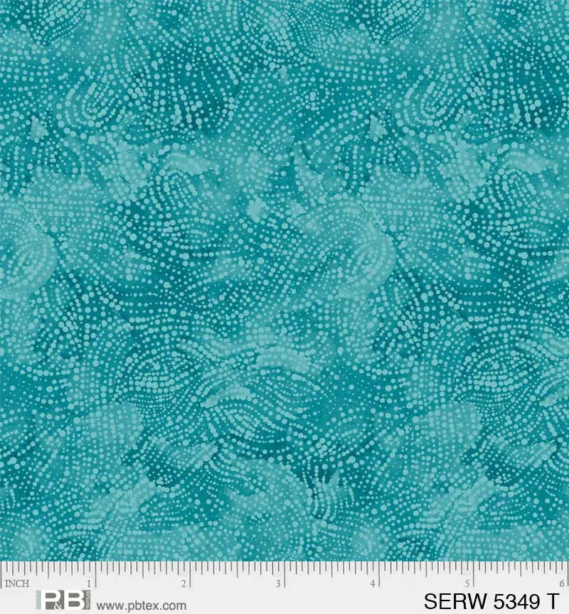 Blue Lagoon Serenity Cotton Wideback Fabric per yard