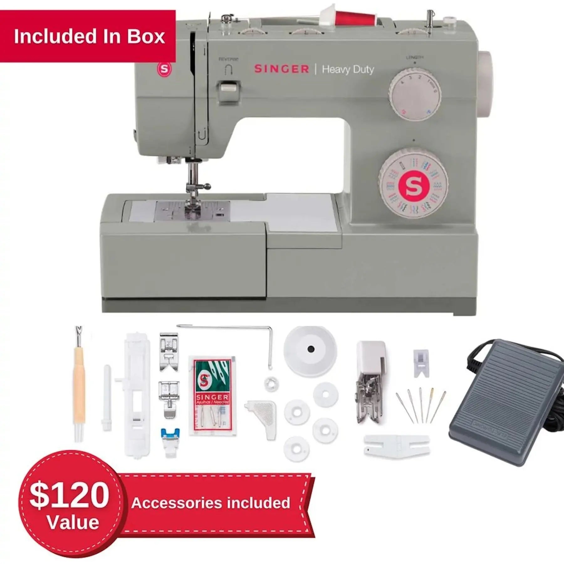 SINGER® Heavy Duty 4452 Sewing Machine Singer