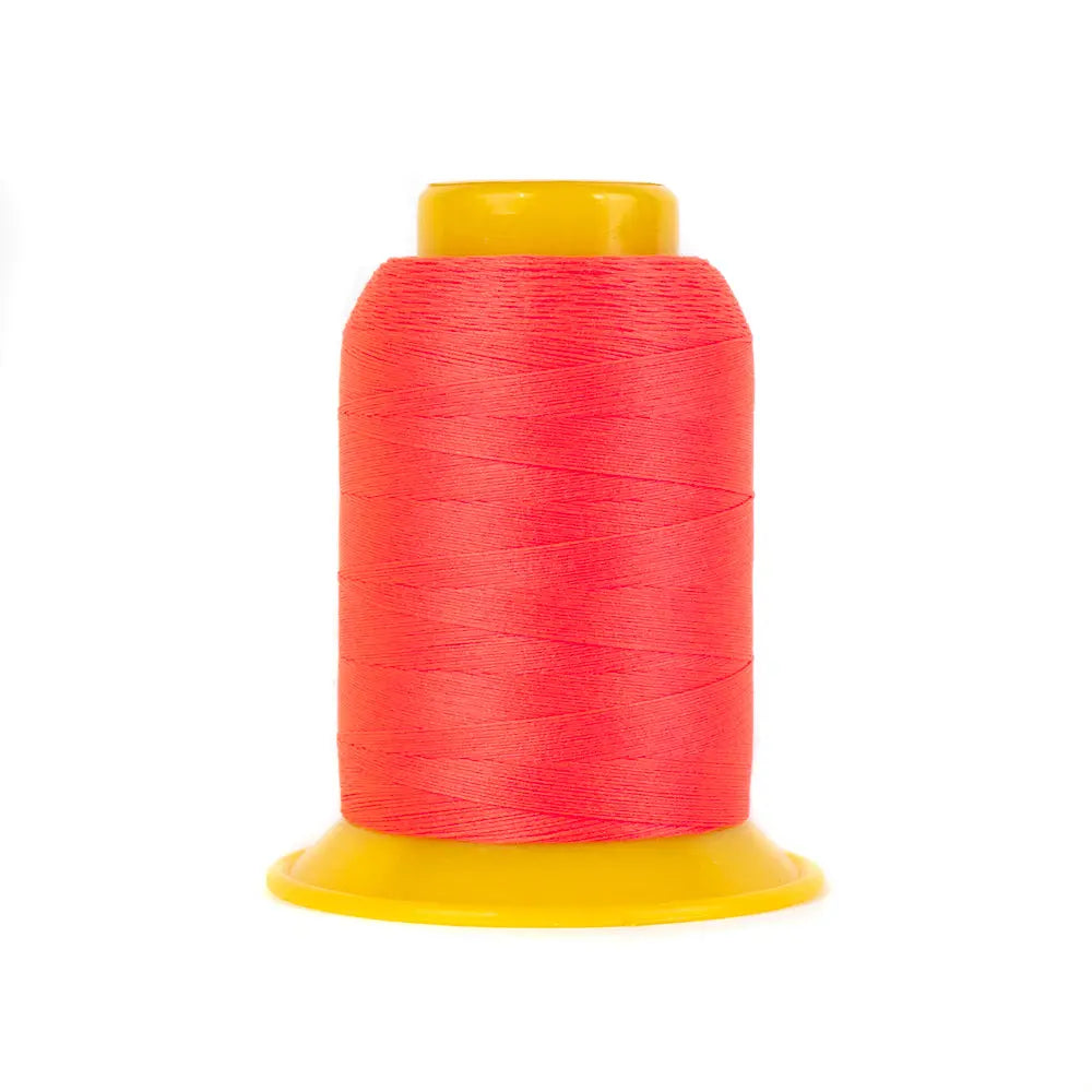SL12 - SoftLoc™ Wooly Poly Neon Red Thread WonderFil USA