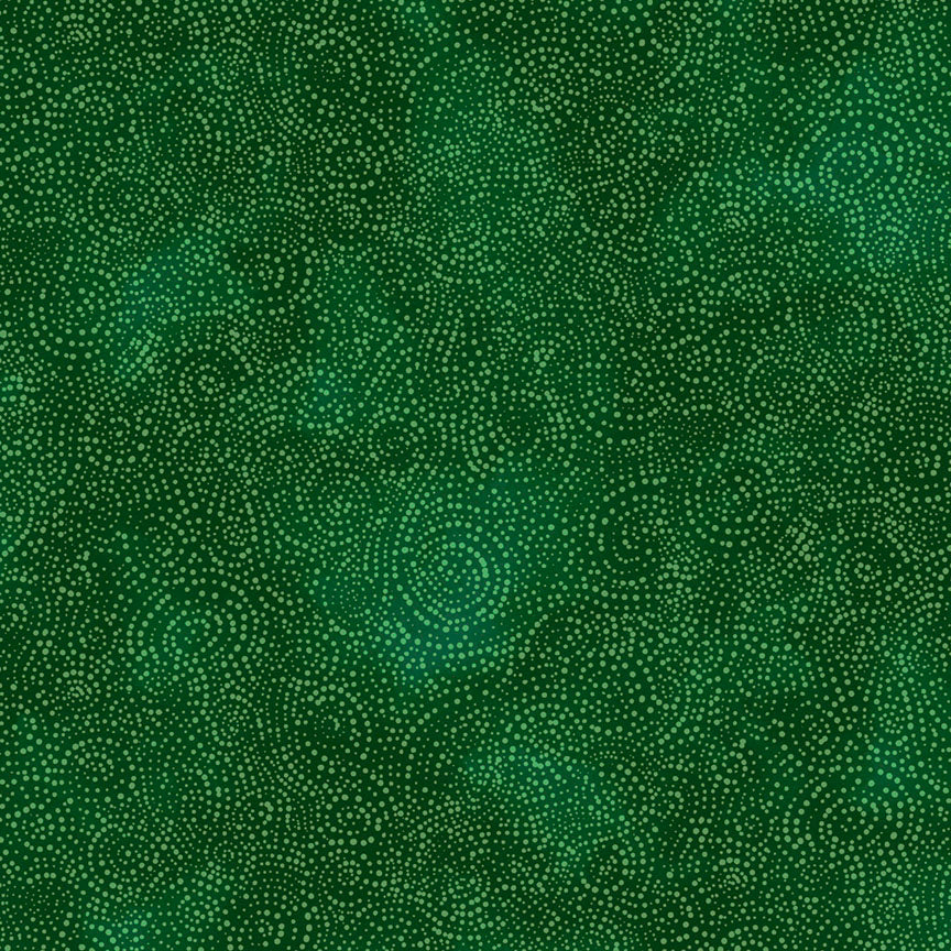 Green Solstice Serene Swirls Flannel Wideback Fabric per yard