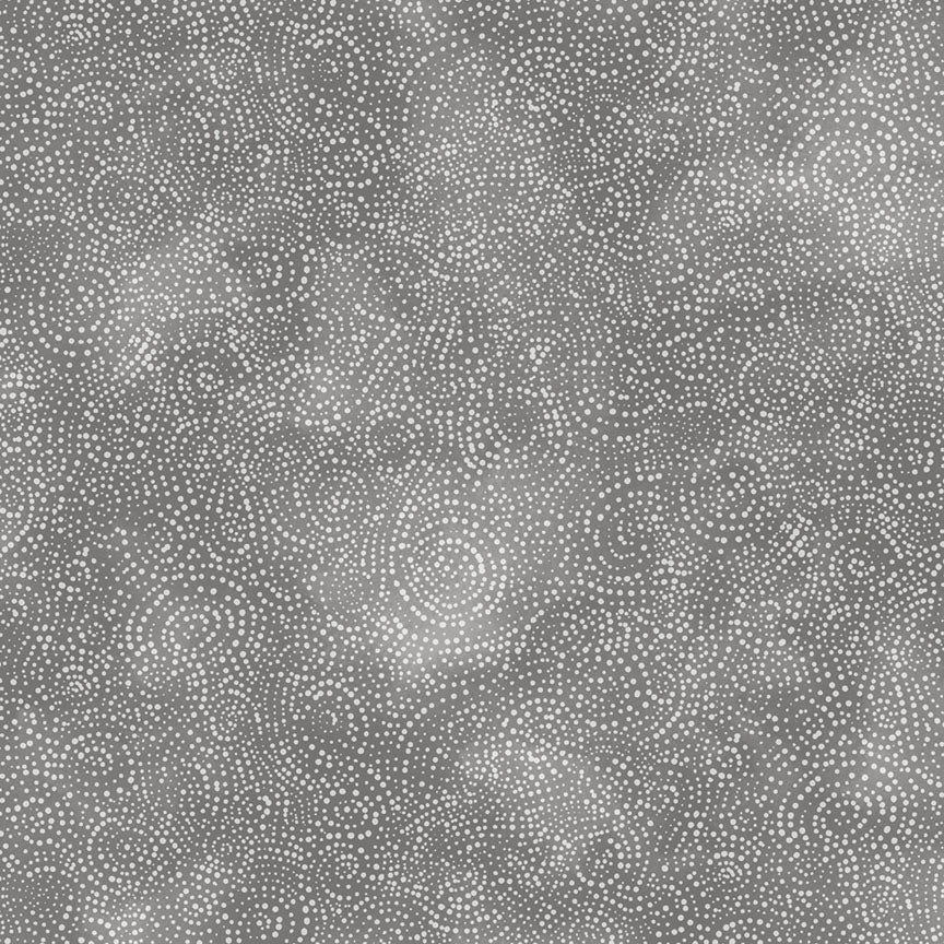 Silver Solstice Serene Swirls Flannel Wideback Fabric per yard