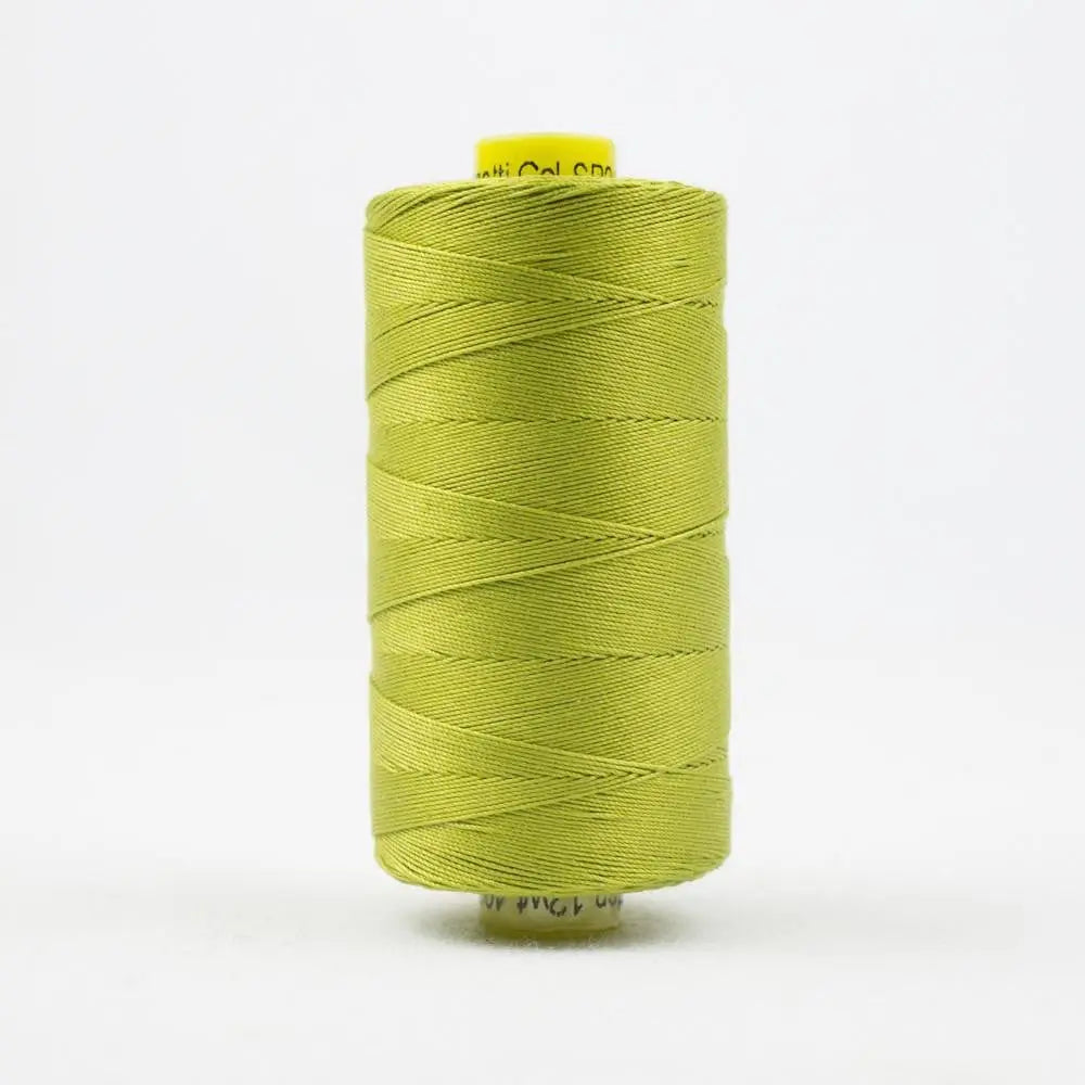 SP04 - Spagetti™ 12wt Egyptian Cotton Chartreuse Thread WonderFil USA