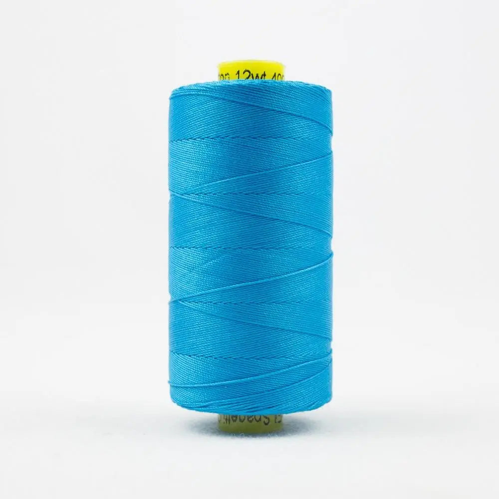 SP05 - Spagetti™ 12wt Egyptian Cotton Turquoise Thread WonderFil USA