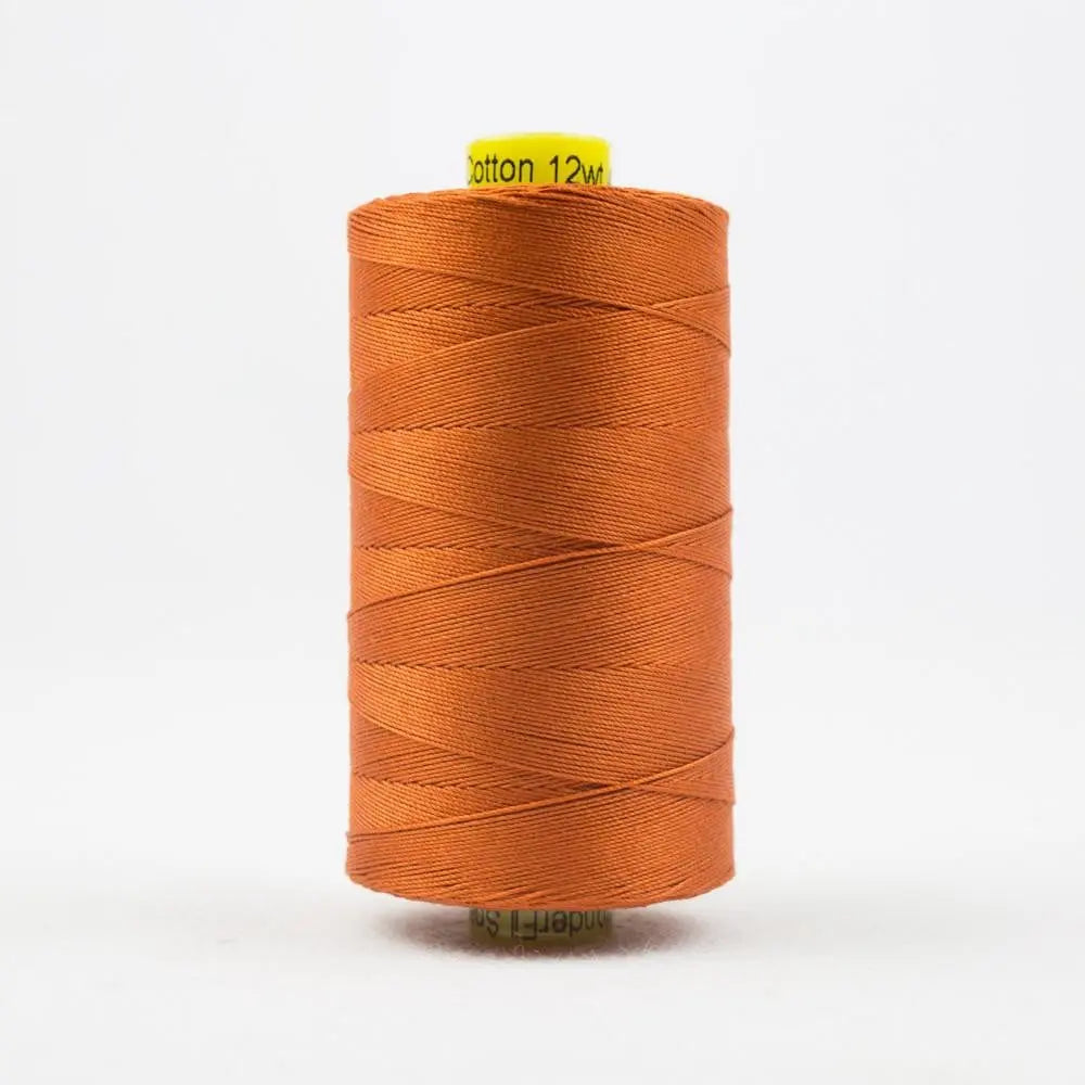 SP10 - Spagetti™ 12wt Egyptian Cotton Dark Pumpkin Thread WonderFil USA