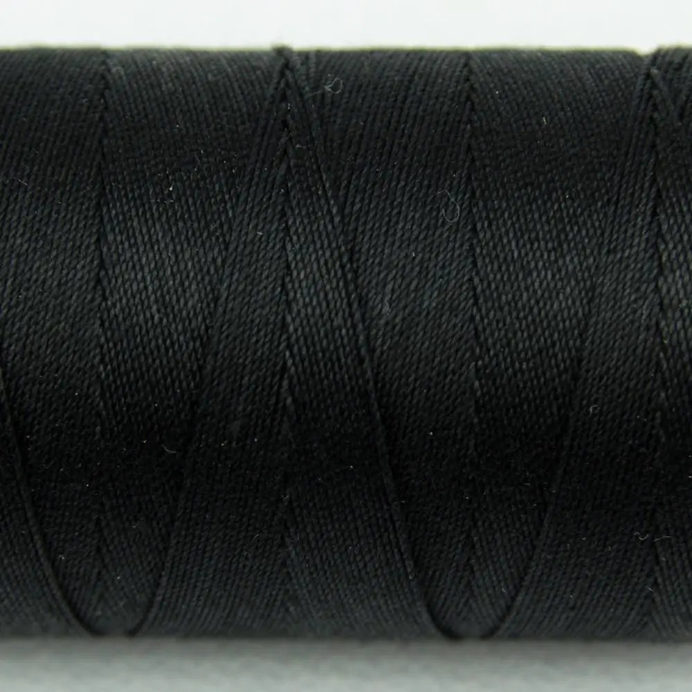 SP200 - Spagetti™ 12wt Egyptian Cotton Black Thread WonderFil USA