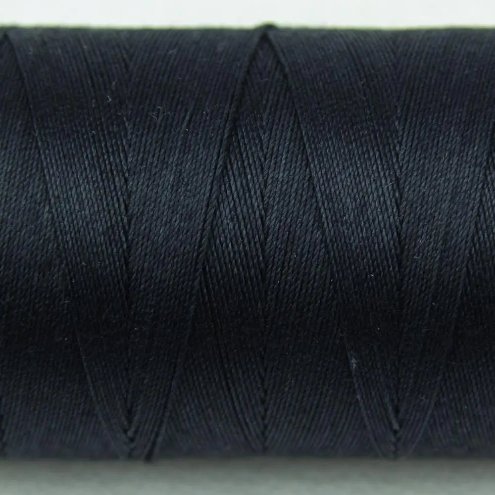 SP201 - Spagetti™ 12wt Egyptian Cotton Soft Black Thread WonderFil USA