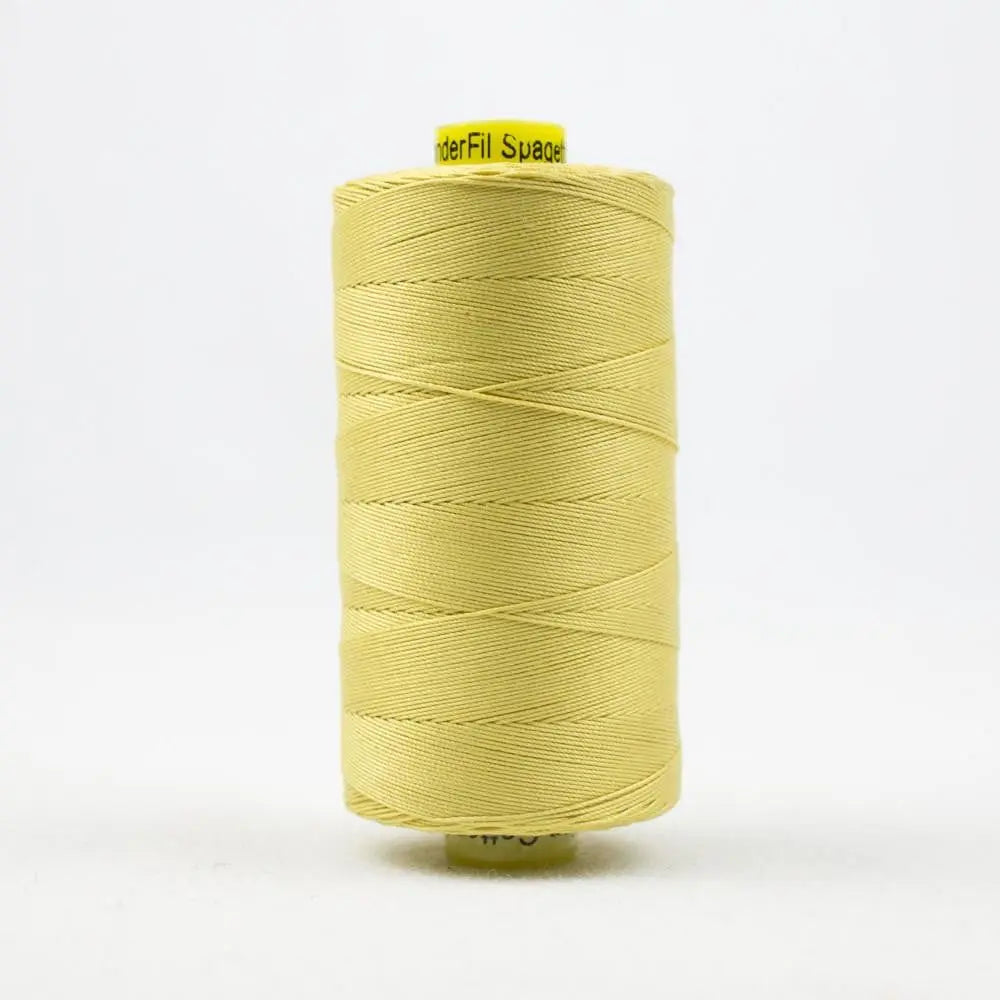 SP26 - Spagetti™ 12wt Egyptian Cotton Soft Yellow Thread WonderFil USA