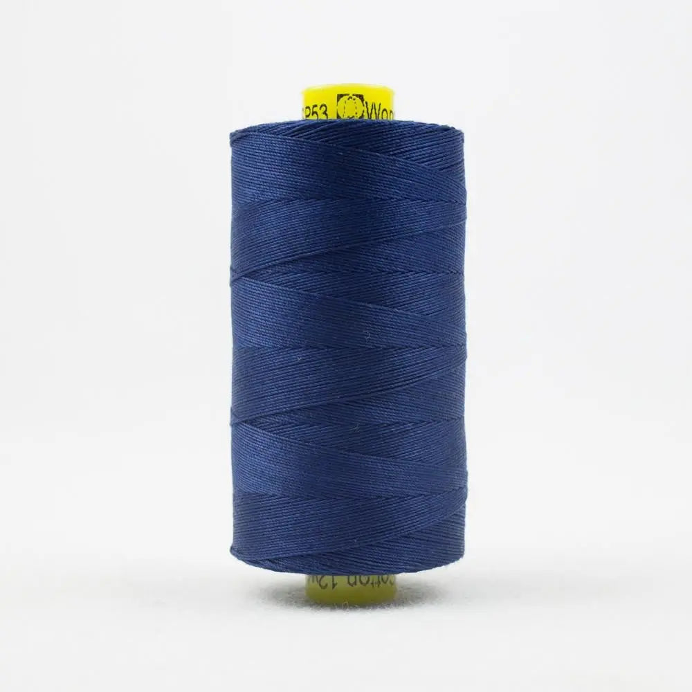 SP53 - Spagetti™ 12wt Egyptian Cotton Bright Navy Thread WonderFil USA