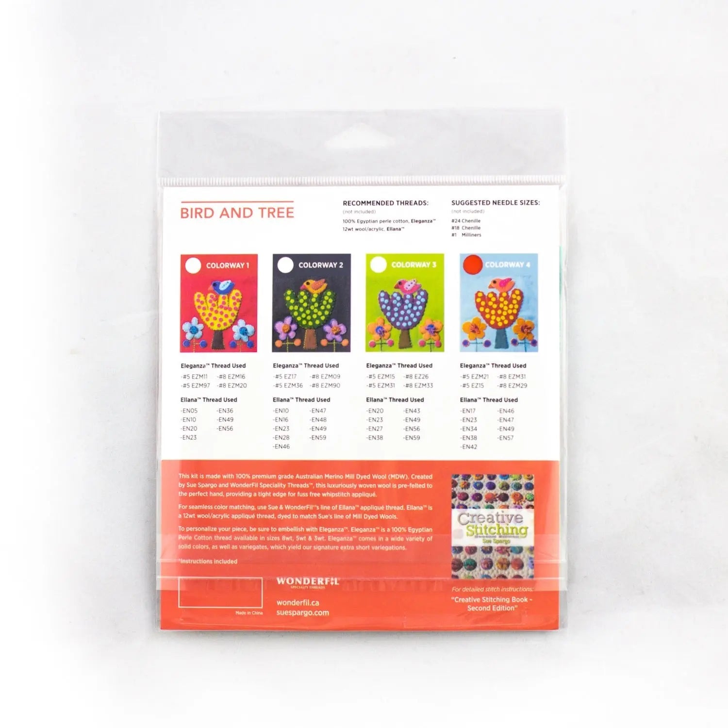 SSPWK - Pre-cut wool kits by Sue Spargo WonderFil USA