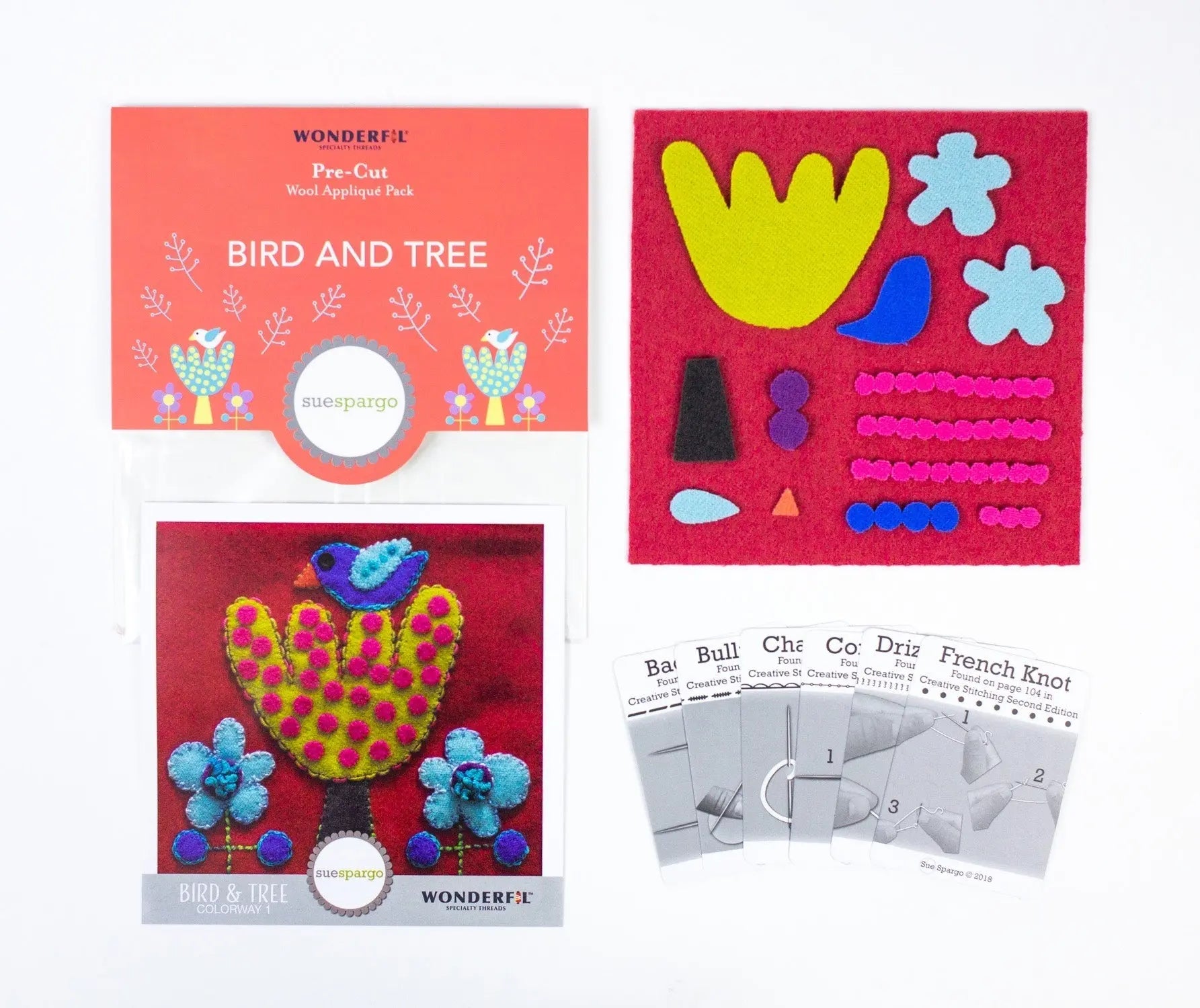 SSPWK - Pre-cut wool kits by Sue Spargo WonderFil USA