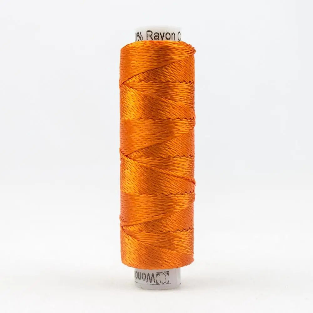 SSRZ1140 - Razzle™ 8wt Rayon Vermillion Orange Thread WonderFil USA