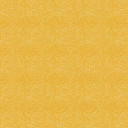 Dear Stella Crimp Gold Cotton 44"/45" Fabric Per Yard