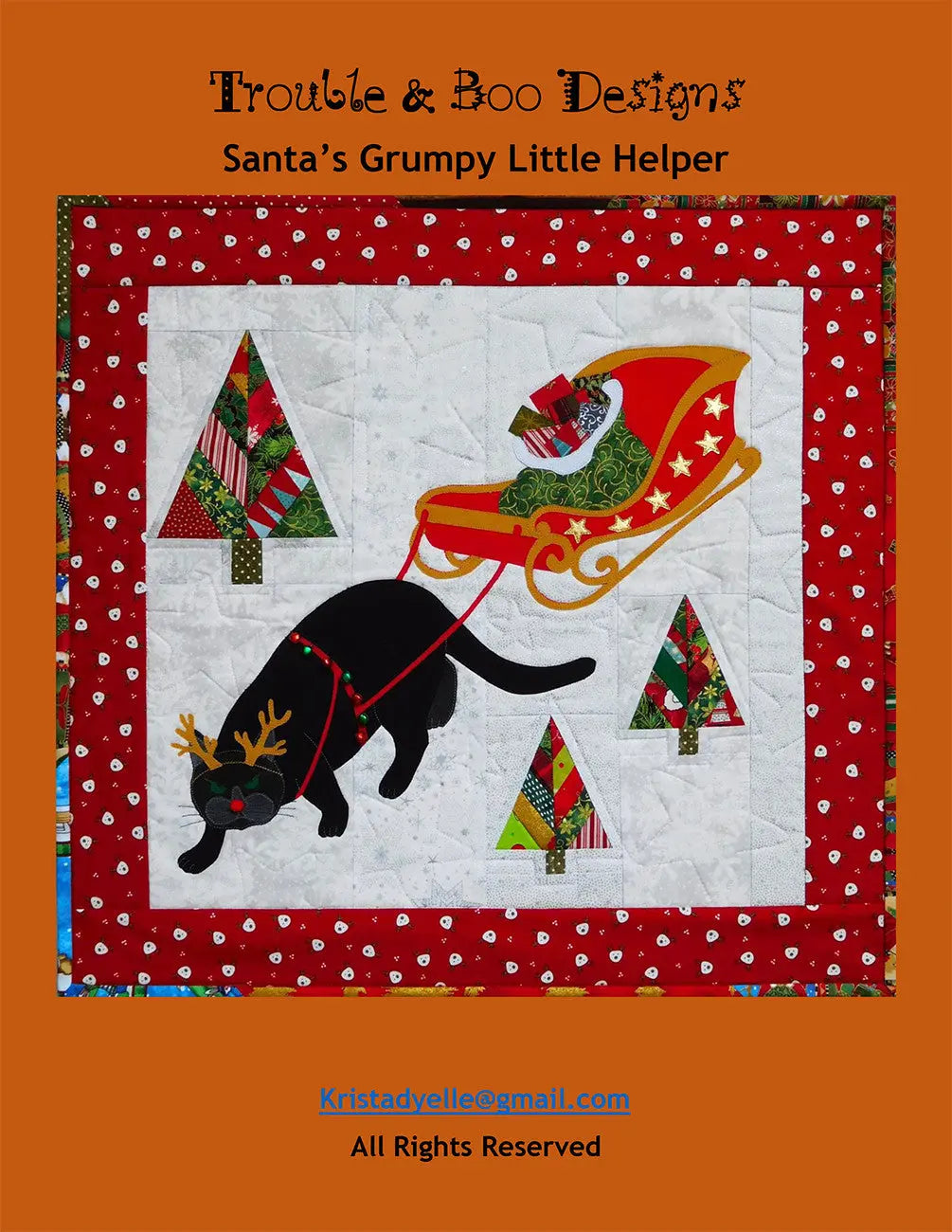 Santa's Grumpy Little Helper - Linda's Electric Quilters