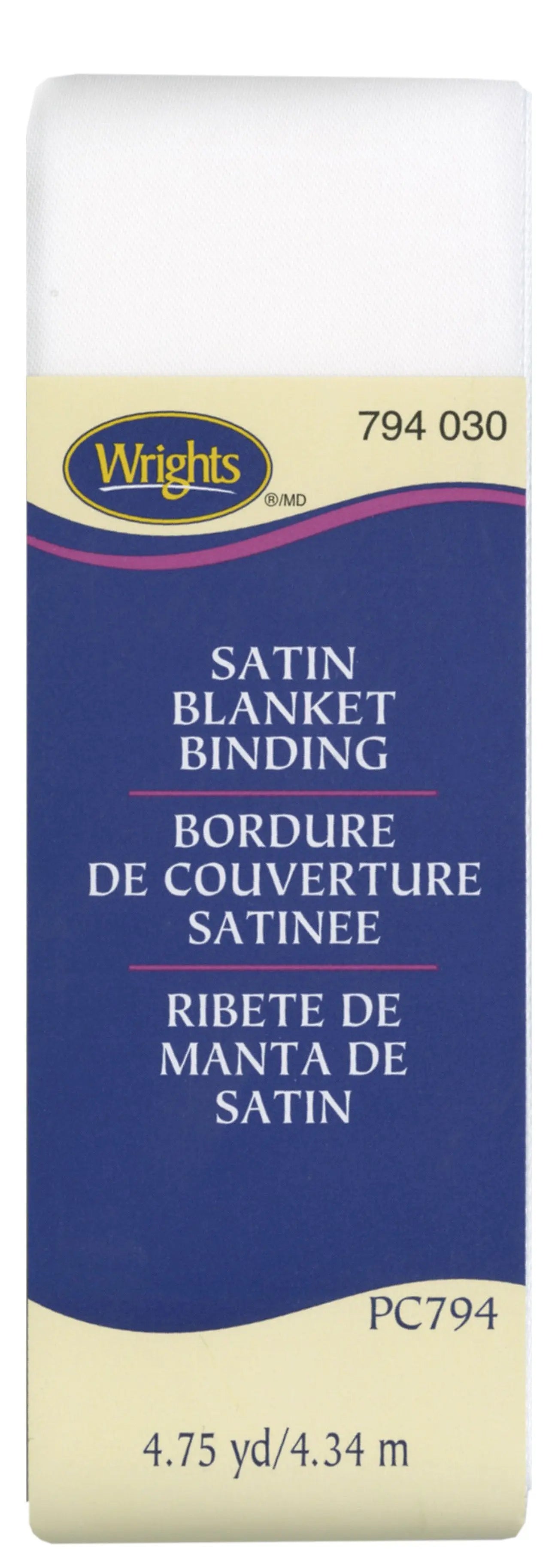 Satin Blanket Binding White Checker Distributor