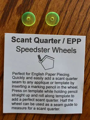 Scant Quarter/EPP Speedster Wheels Almost Heaven Woodcraft