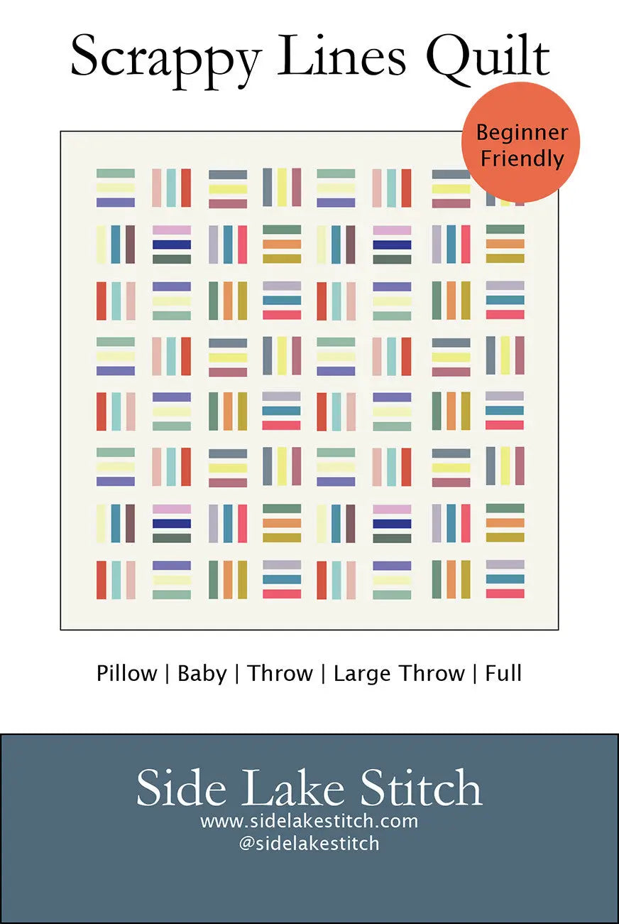 Scrappy Lines - Linda's Electric Quilters