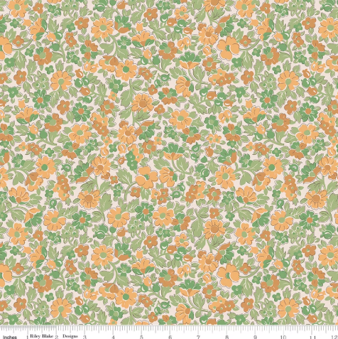 Riley Blake Lori Holt Mercantile Beloved Riley Green quilting fabric