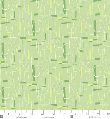 Brushstrokes Neo Mint green blender quilting fabric by RJR Fabrics